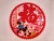 Authorized Mickey Mouse electrostatic flocking stickers window paper - cut fu character Spring Festival supplies decoration