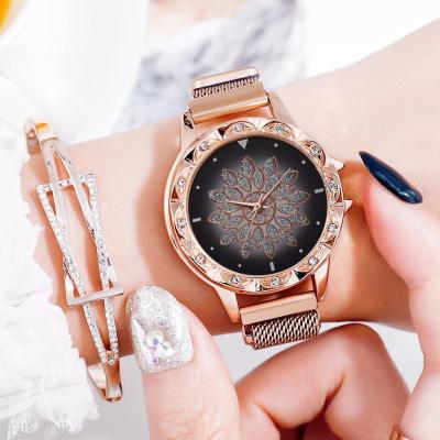 Hot selling watches casual student lady watches milan belt iron absorption snowflake joker fashion quartz watch