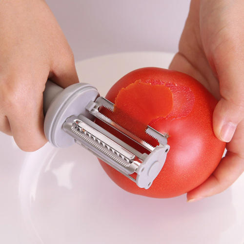 Three-in-One Multi-Functional Peeler Household Potato Grater Skin Beam Knife Kitchen Tool Plane Apple Fruit