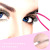 Hot sell with lamp eyebrow clip beauty makeup eyebrow stainless steel tweezers grafting eyelash curler false eyelash auxiliary