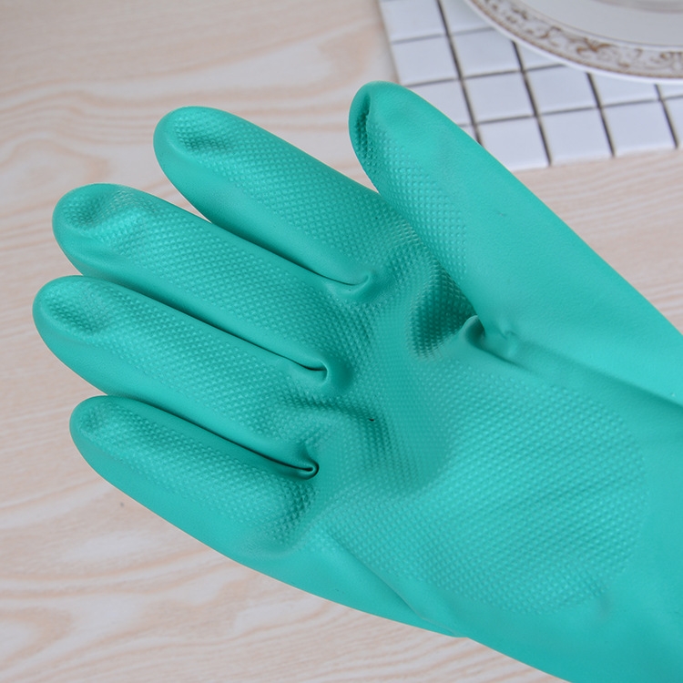 Oil resistant acid and alkali corrosion resistant green ding qing corrosion protective hand