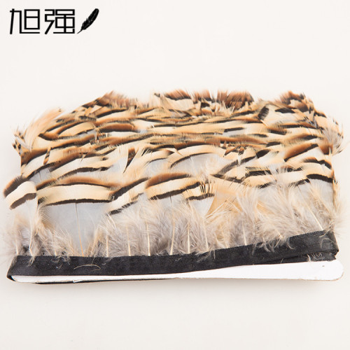 Supply Stage Festival High Quality Feather Pheasant Feather Stone Feather Pheasant Feather Cloth Edge 2-128