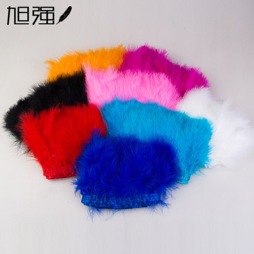factory direct sales spot supply high quality imported turkey feather cloth edge woven belt clothing accessories