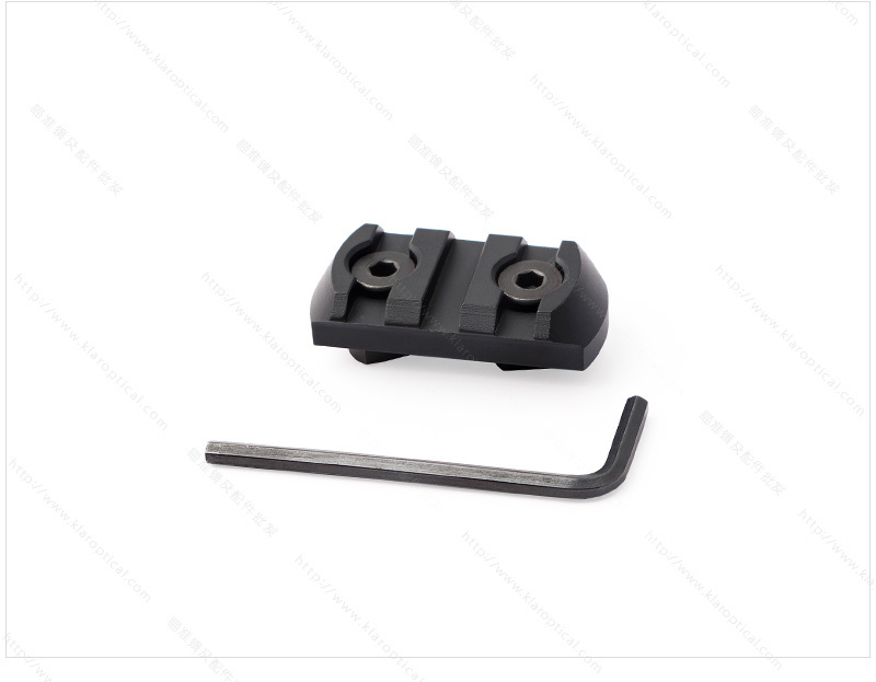 mlok黑色金属5段9段13段底座导轨片