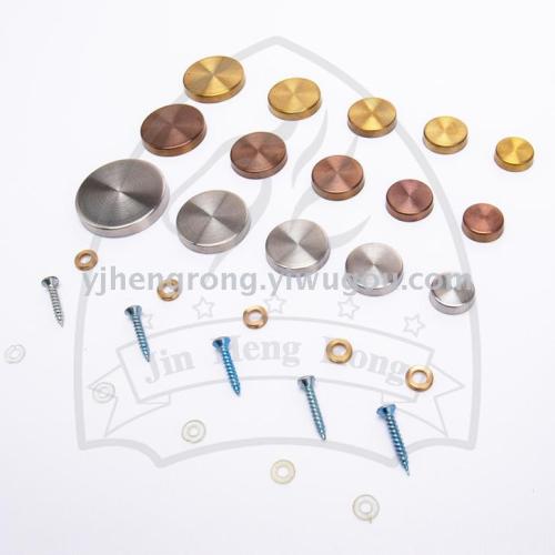 Mirror Nail 304 Thick Stainless Steel Mirror Nail Acrylic Decorative Screw Decorative Cap Advertising Nail Glass Nail