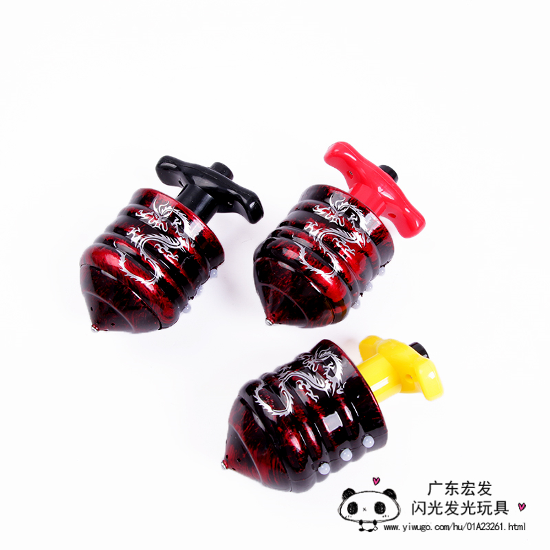 Upgrade boy imitation wood top toy adult glow music adult spinning top balance toy for children