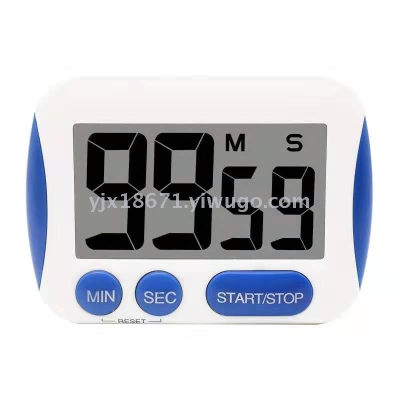 Large screen kitchen electronic timer time management reminder for students