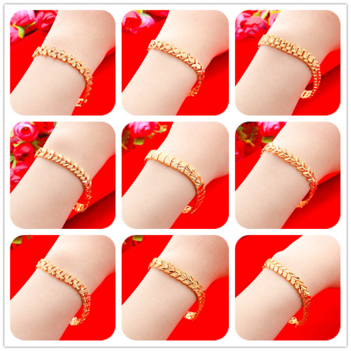 vietnam gold women‘s bracelet gold-plated love/shell bracelet women‘s jewelry accessories bracelet