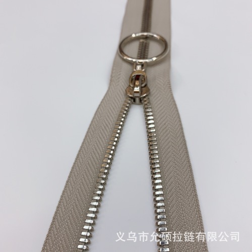 Factory Direct Sales No. 8 Metal Corn Tooth Zipper Clothing Shoes Boots Bags Professional Customization High-End Zipper