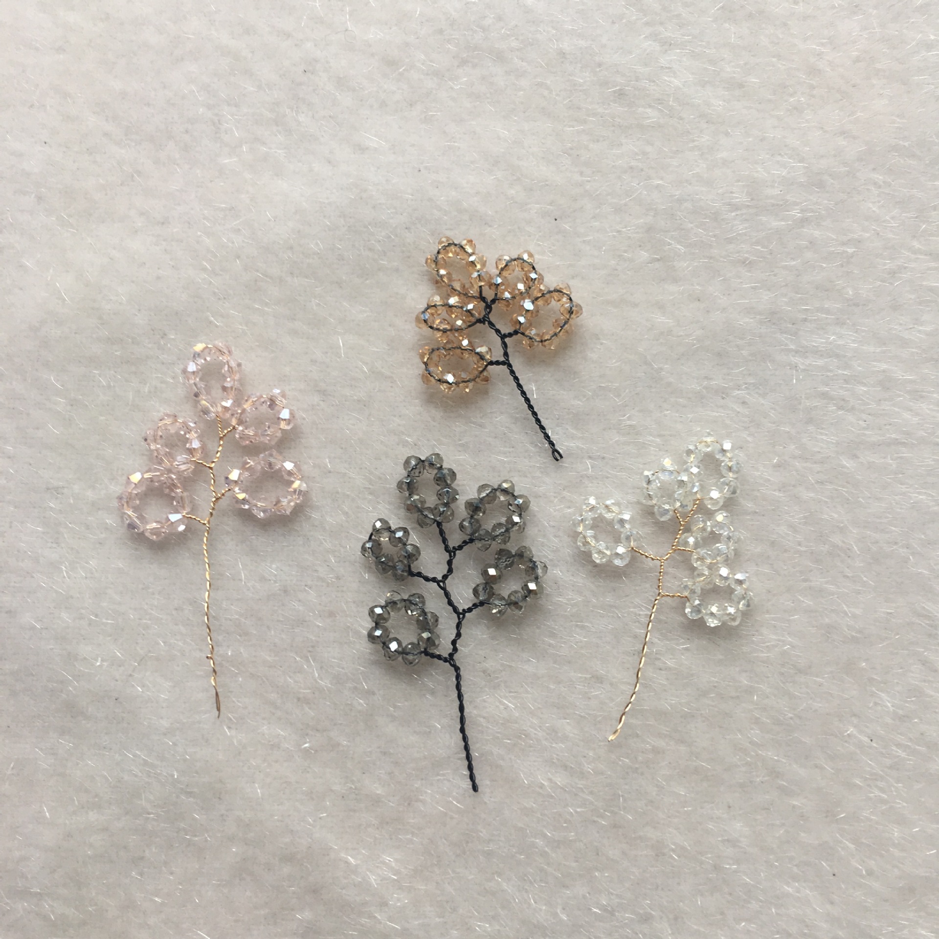 Handicrafts Nail Cloth Stick Twist Iron Wire Crystal Treasur...