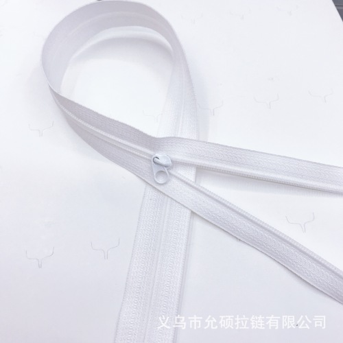factory direct sales no. 3 nylon protective clothing zipper home textile clothing toy zipper high quality pull-resistant environmental protection fashion