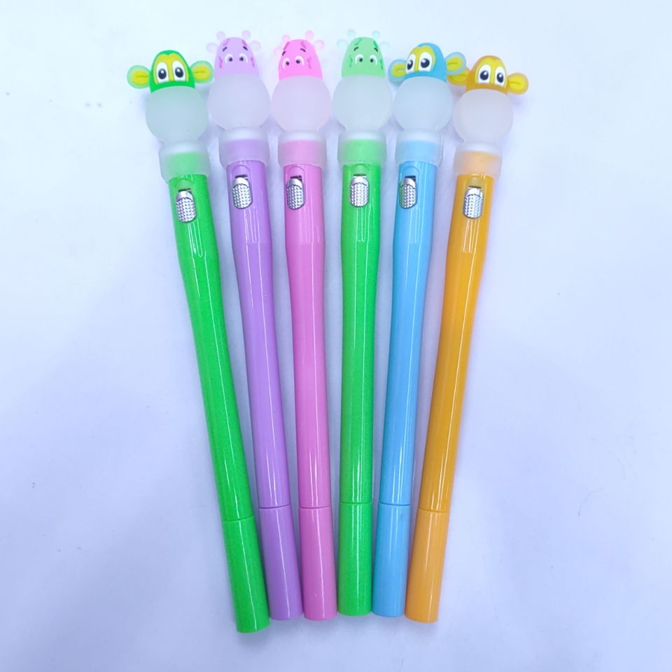   New monkey light pen giraffe light pen craft gift neutral pen