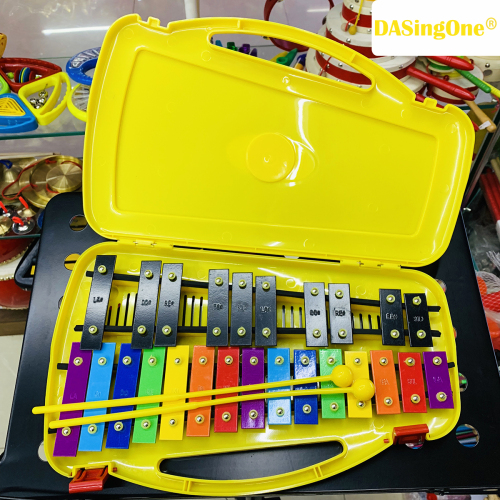 Orff Percussion Instrument 25-Tone Aluminum Piano Color Playing Piano Orff Music Education Early Education Educational Toys