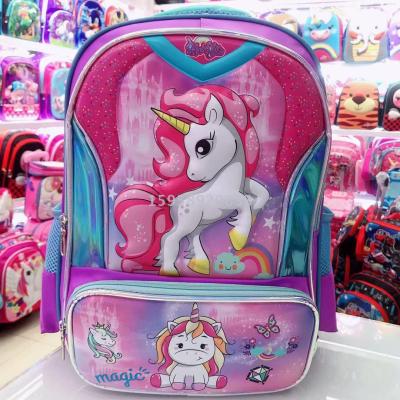 Manufacturers direct concave - convex bag backpack cartoon bag backpack