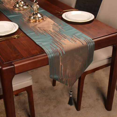 light luxury table runner dining table flag tv cabinet tablecloth strip decoration nordic chinese table runner wholesale customization