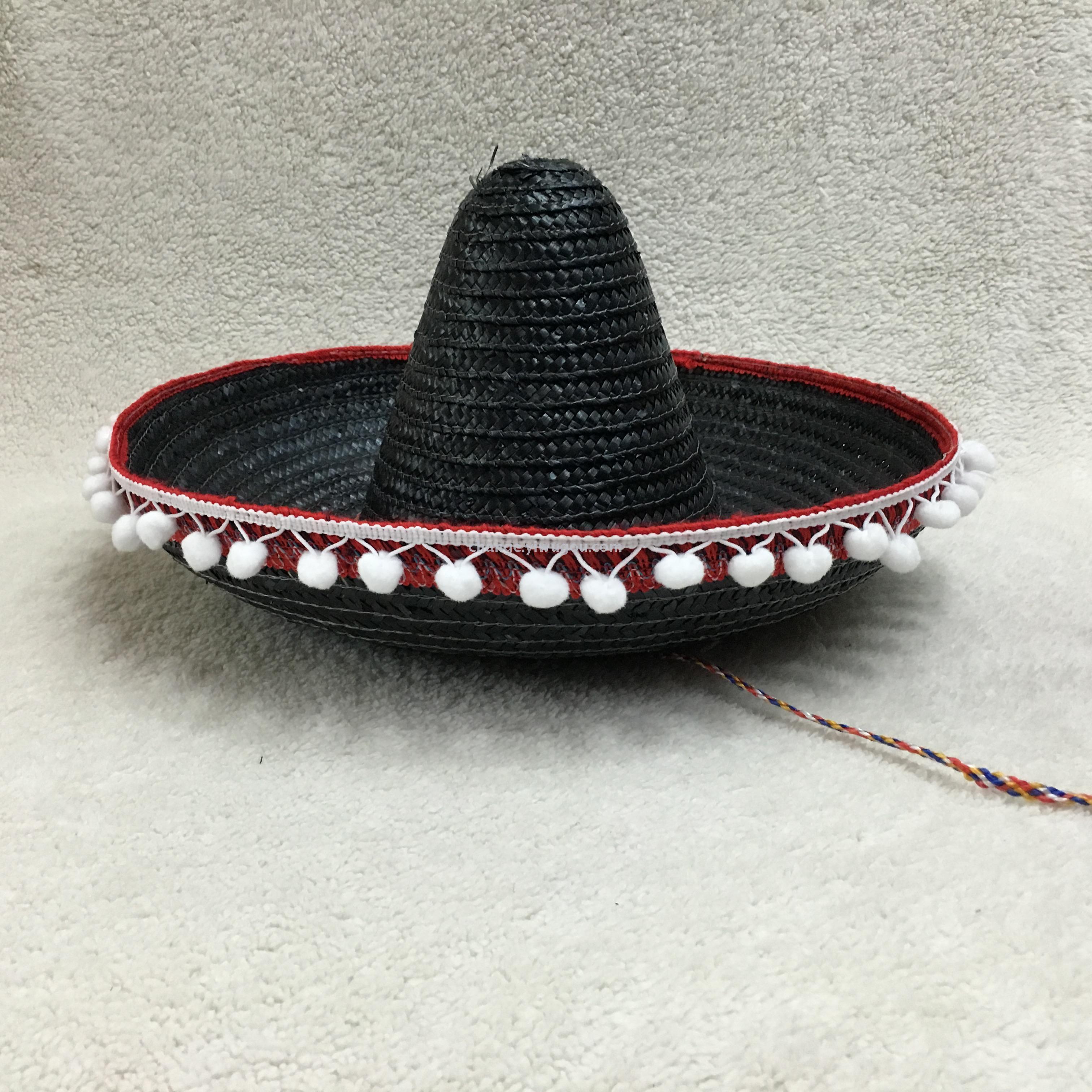 草帽的帽子。传统的墨西哥服装元素孤立在米色背景上。剪纸艺术。矢量图插画图片素材_ID:436924742-Veer图库
