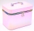 Women's Cosmetic Bag Handbag Three-Piece Candy Color Simple Large Capacity Zipper Family Storage Bag PU Leather