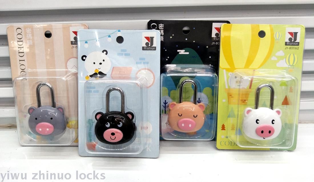Cute Pig shape promotional luggage combination Lock