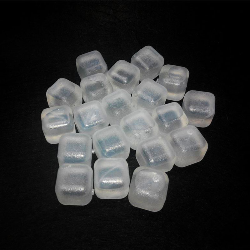 PE bar white transparent square ice summer party ice mold reusable hockey rs-7225