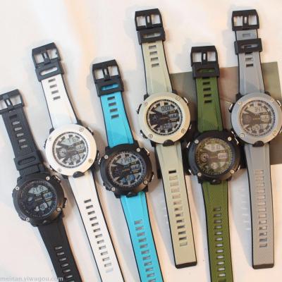 The new fashionable male waterproof multi-function sports timing outdoor luminous electronic watch