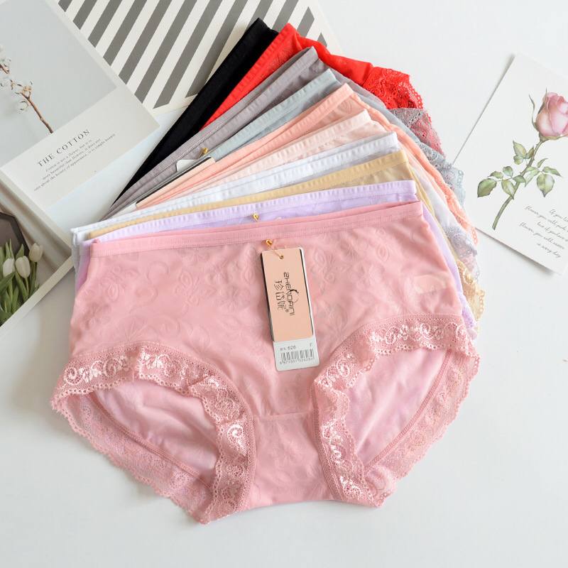 珍岱妮女冰丝小平角内裤三角裤女舒适小内内626