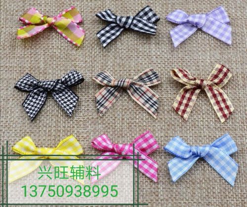 Handmade Flowers Hand Knotted Bowknot Ribbon Printed Ribbon Factory Direct Sales Available in Stock Customization as Request