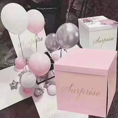 Web celebrity surprise box balloon surprise box explosion box valentine's day proposal birthday surprise box