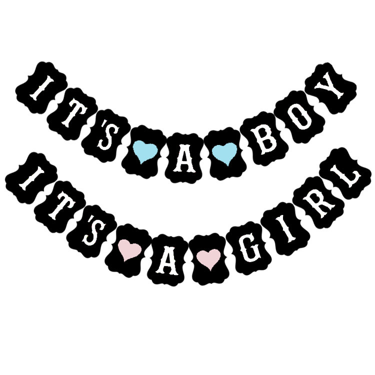 Factory Direct Sales Retro Kraft Paper Party Bunting Decal D...