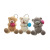 Paula beggar patch bear classic key chain pendant manufacturers direct gifts birthday gifts wedding dolls