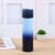 The Transition gradient cup body design vacuum thermos cup plastic cup with lid for men and women drinking cup