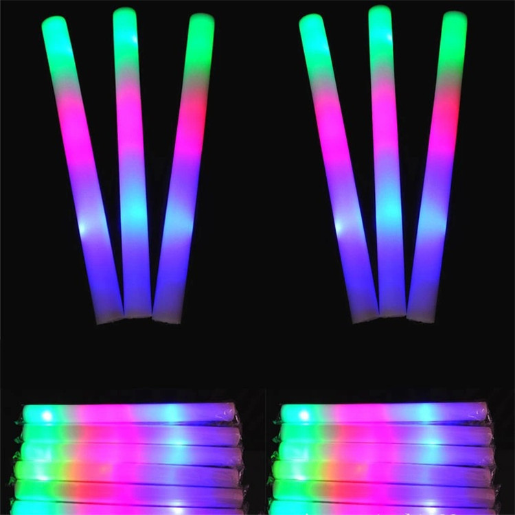 Sponge glow stick customized LOGO foam glow stick free concert glow stick customized glow stick