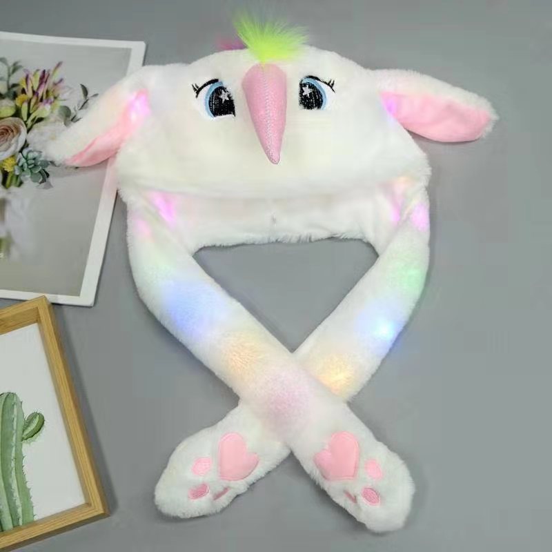 led unicorn hat with moving ears