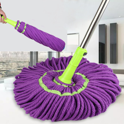 The Mop self - twist water rotary wash to stainless steel telescopic household water absorption lazy drag Mop to both dry and wet