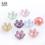 Usd 1,000 PDF by E-mail The Bride ancient Hair hairpin Accessories Acrylic Jelly Color plating six petals of plastic flower jewelry Accessories wholesale