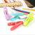 Windproof clip clothes clip clip underwear socks plastic small clip with receiving basket clothes clip 30 pack