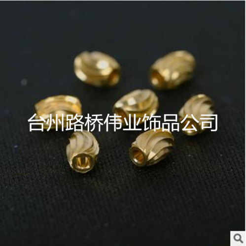 factory direct diy tibetan style prayer beads pure copper batch flower rice beads ornament accessories brass beads customization as request