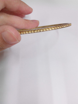 Diamond Bracelet without Opening DIY European and American Copper Handmade Bracelet Factory Direct OEM