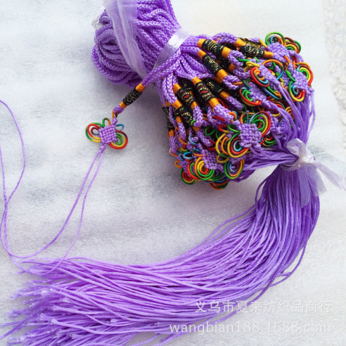 Colorful Chinese Knot Colorful Boutique Chinese Knot Wholesale Bow Pendant DIY Handmade Ornament Accessories