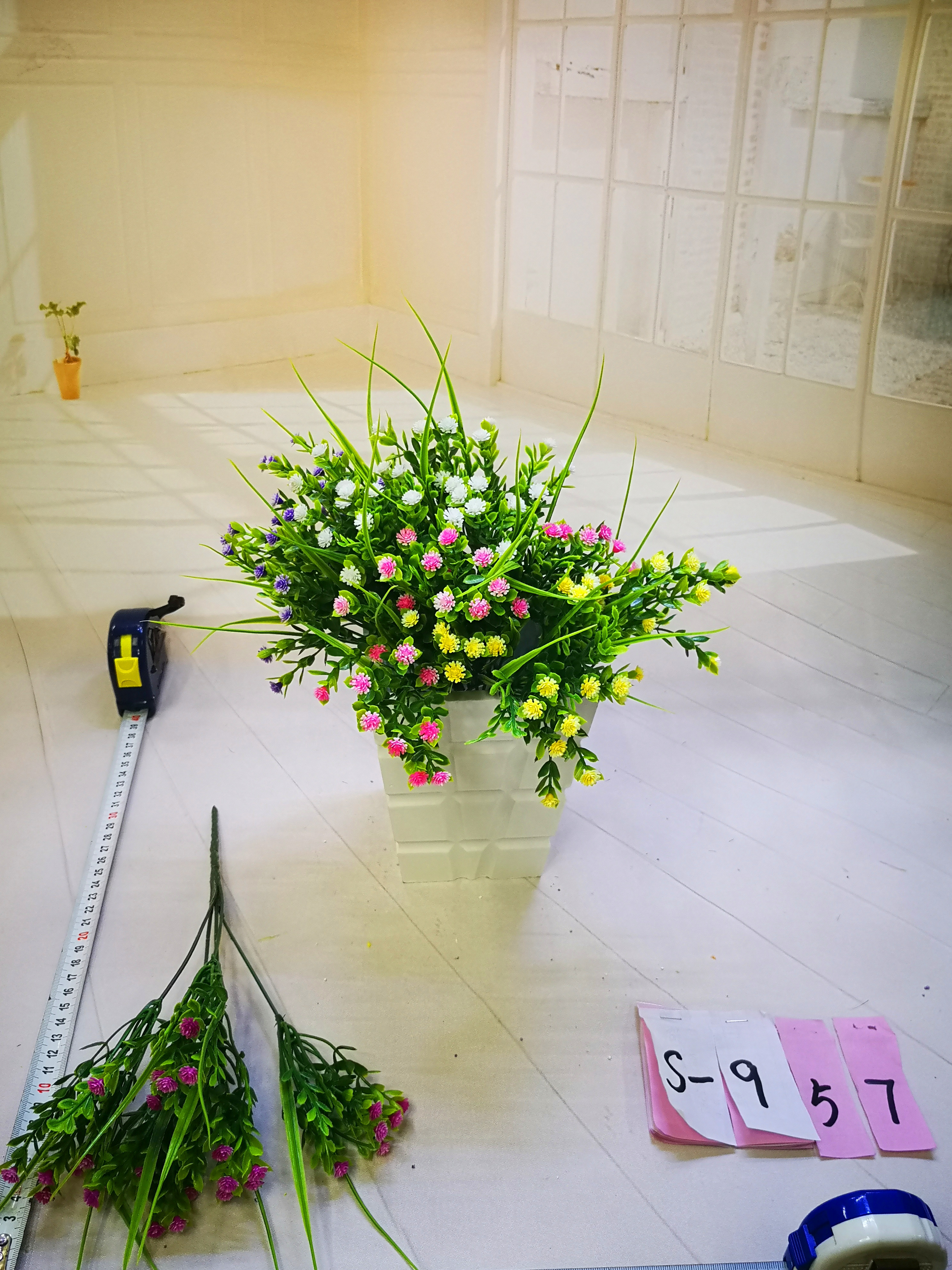 廠家直銷5頭水草滿天星仿真花人造花 仿真花美馨工藝花廠 義烏購 集運王app