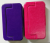 Universal leather case wallet type silicone Universal mobile phone case insert card without perforating window protective cover