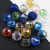 Wholesale DIY Accessories Large Hole Beads Hollow Bead Acrylic Large Color Flat Beads Beaded Micro Glass Bead