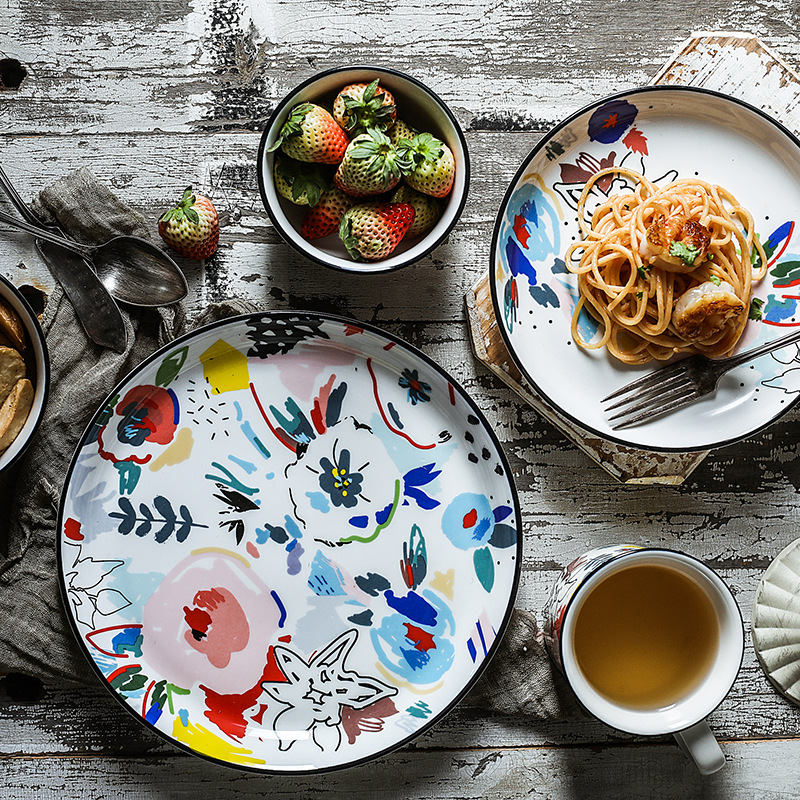 Supply In accordance with the 箖 Korean ceramic tableware household rice