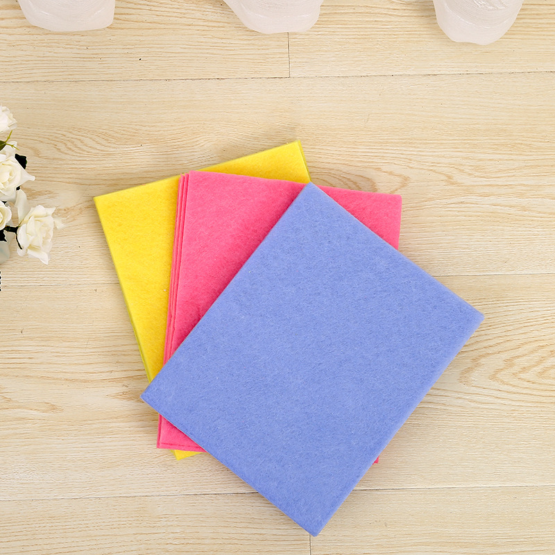 Household baijibu kitchen dishcloth non-stick oil dishwashing cloth non-stick cloth thickened and wa