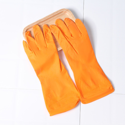 household cleaning gloves waterproof dishwashing laundry household rubber gloves non-slip design durable gloves factory direct sales