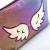 Hot-selling crackle sail bag dazzle color cloth art cosmetic bag angel wing portable storage bag with copyright patent