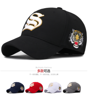 European and American full seal elastic size cap spring summer casual baseball cap male and female imported embroidery cap tide