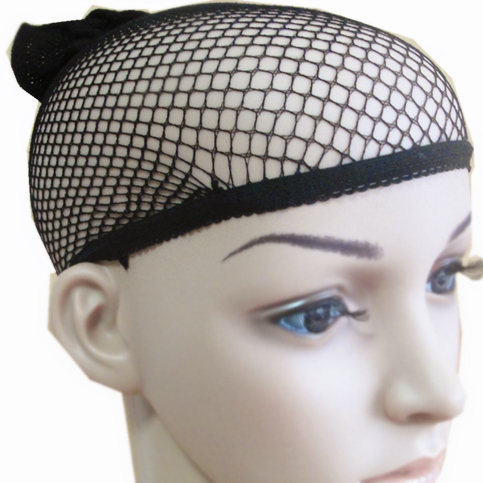 专业外贸出口非洲单个装高档高弹力假发配件网眼细网格 假发头套