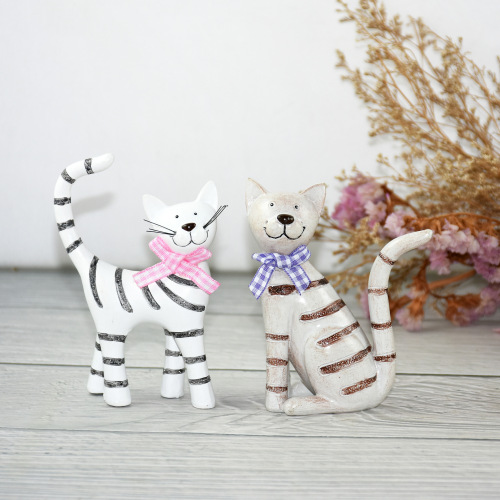 wholesale creative new resin crafts cute cartoon cat home decorations small ornaments one-piece delivery