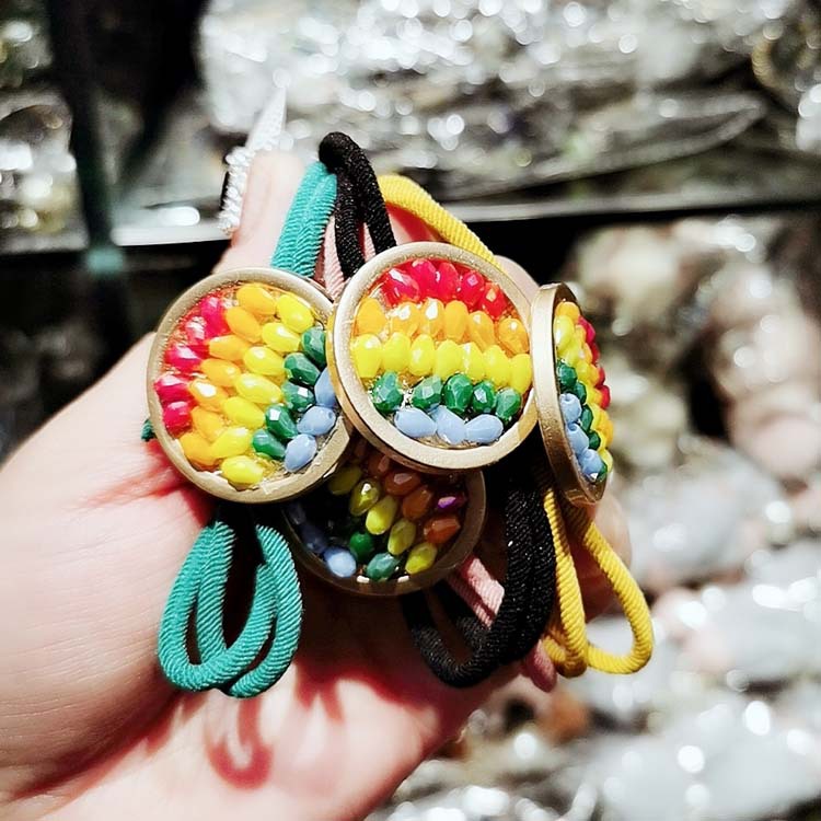 Korean version east door hair ring bracelet dual-use Rope gi...