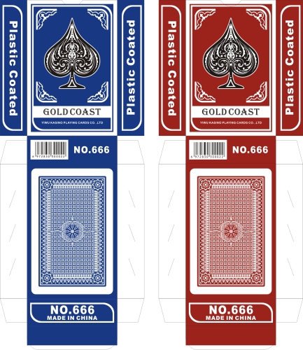 foreign trade poker spot wholesale/amazon hot sale red and blue mixed poker/high cost performance poker